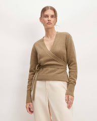 The Alpaca Wrap Sweater | Tiger's Eye