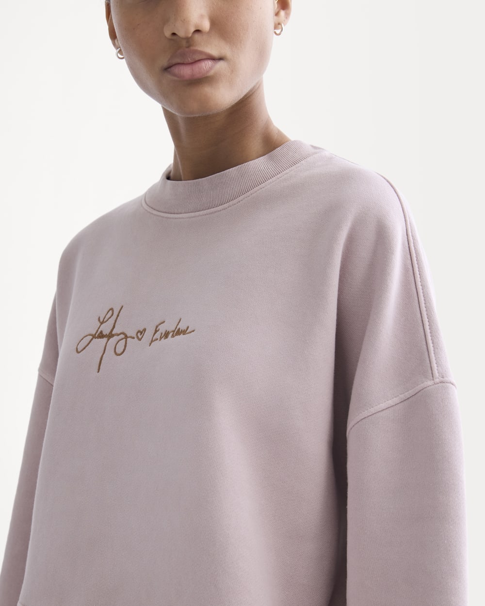 Everlane x The Laufey Foundation Cropped Sweatshirt | Burnished Lilac