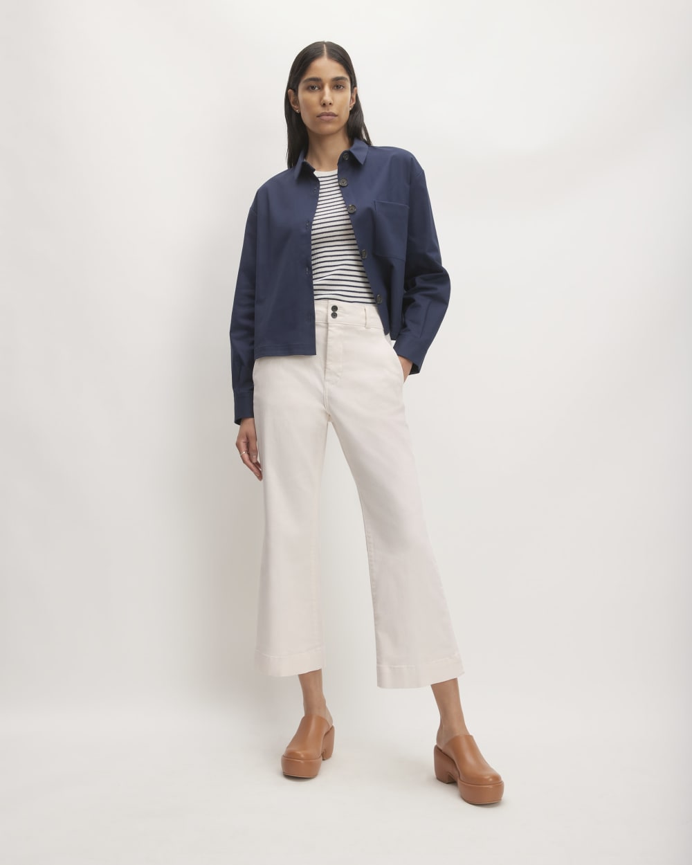 The Organic Kick Flare Pant | Bone