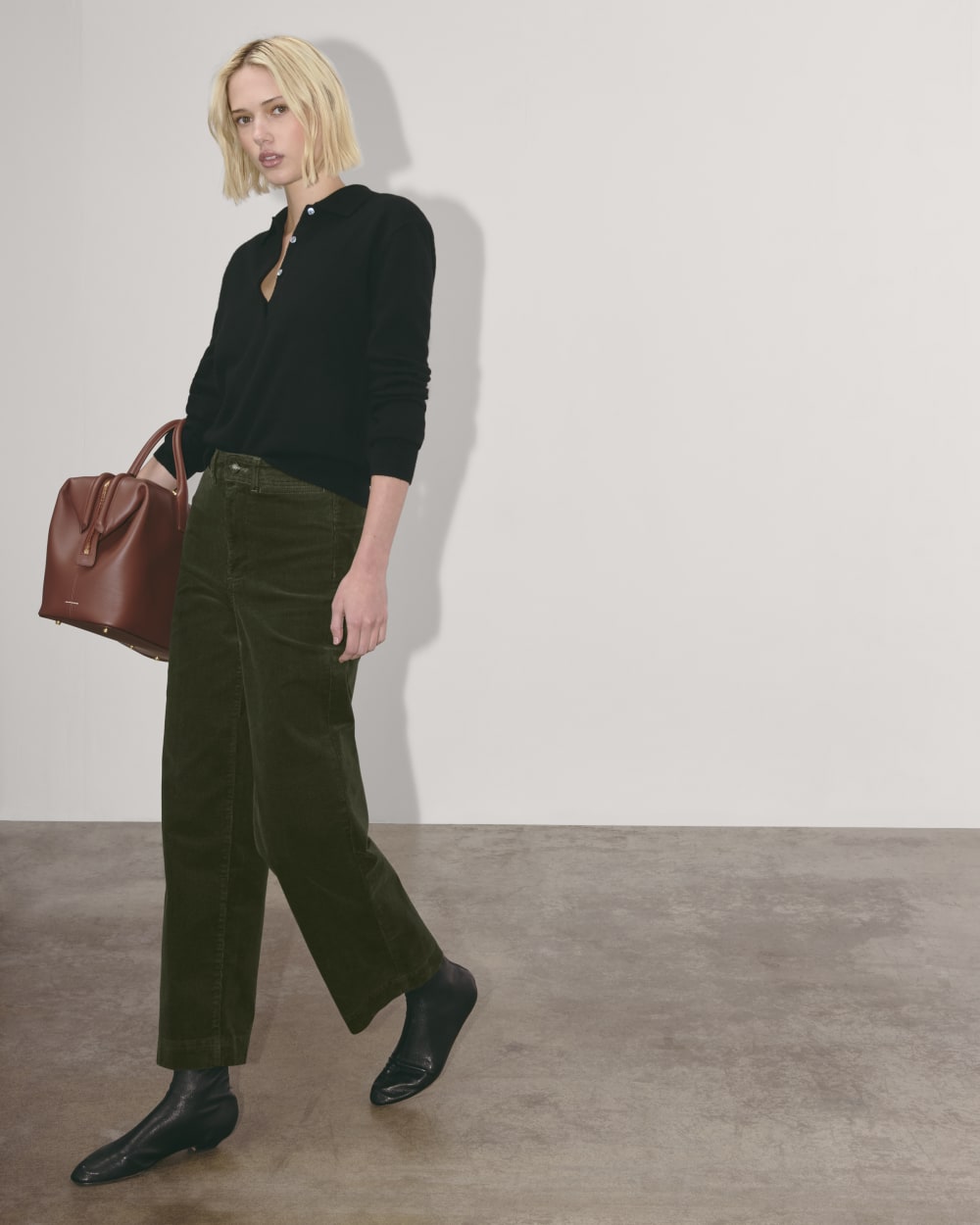 The Sailor Pant in Corduroy | Dark Forest