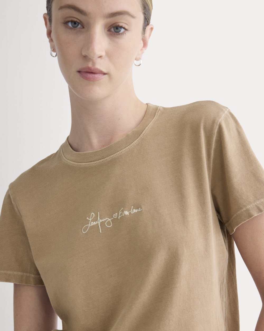 Everlane x The Laufey Foundation Box-Cut Tee | Weathered Clay