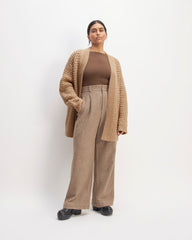 The Cloud Oversized Textured Cardigan | Tiger's Eye