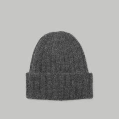 The Alpaca Beanie | Dark Charcoal