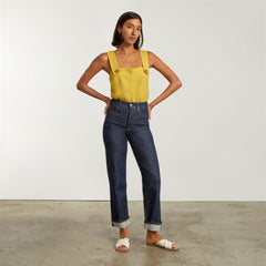 The Apron Linen Tank | Super Lemon