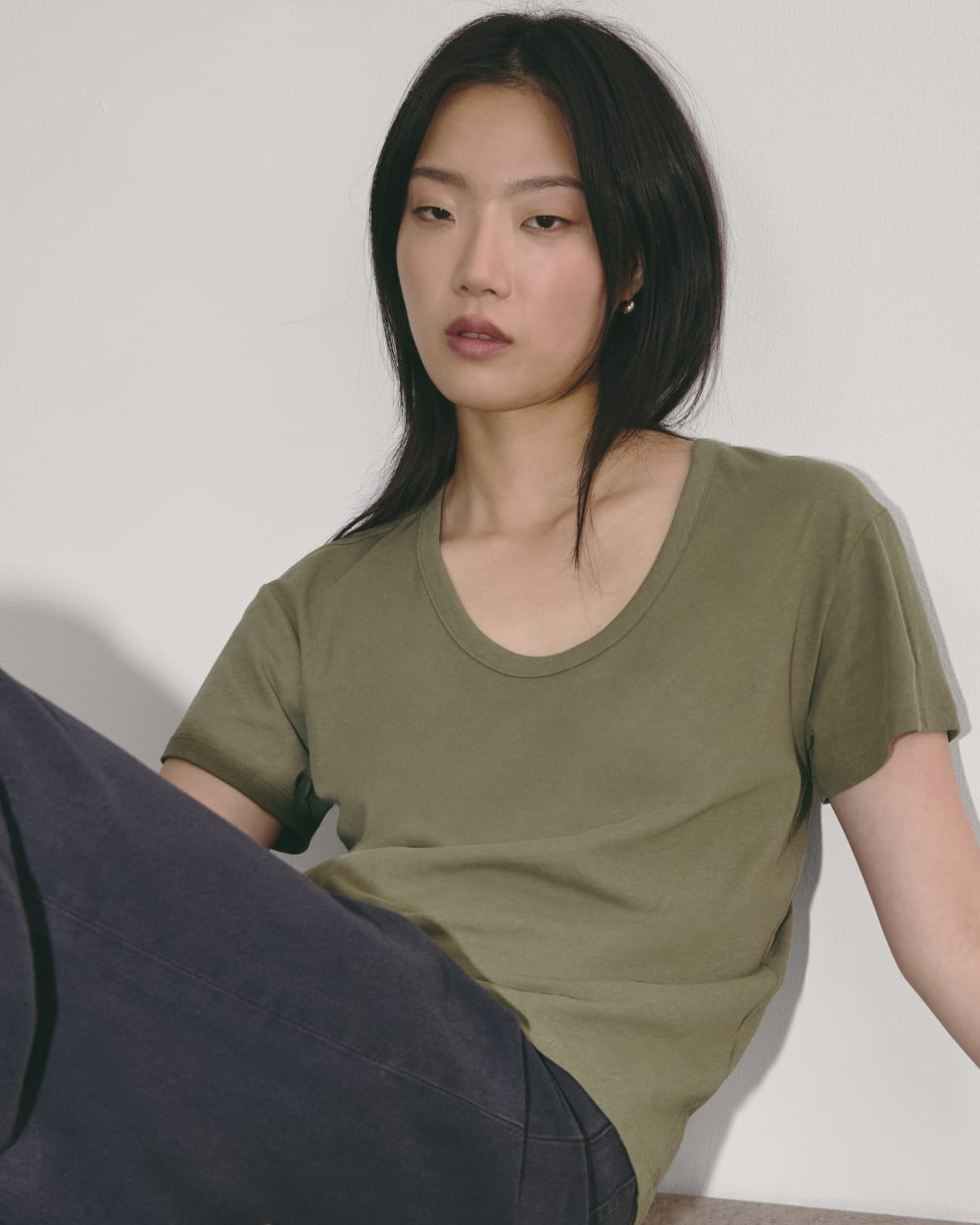 The Air Scoop-Neck Tee | Kalamata