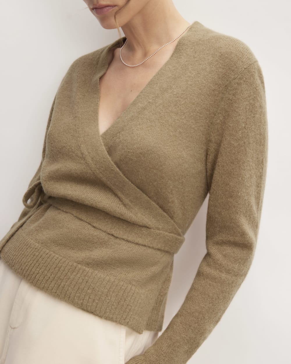 The Alpaca Wrap Sweater | Tiger's Eye